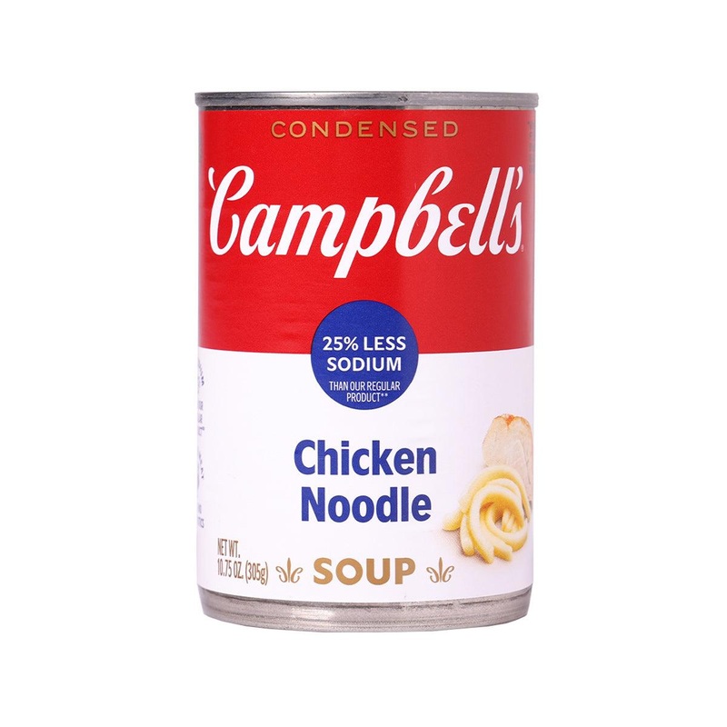 CAMPBELL'S 25% Less Sodium Chicken Noodle Soup  (305g)