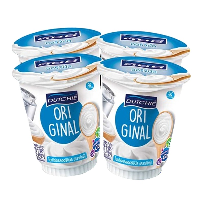 Dutchie Yogurt Original Flavor 135 g. (Pack of 4)