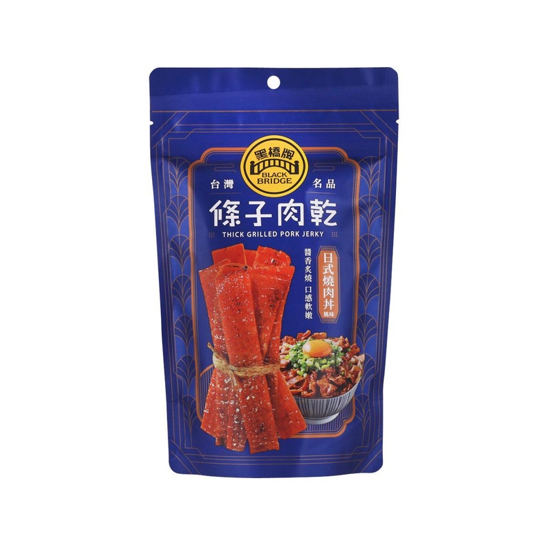BLACK BRIDGE Tender Grilled Pork Jerky - Yakiniku Don Flavor  (100g)