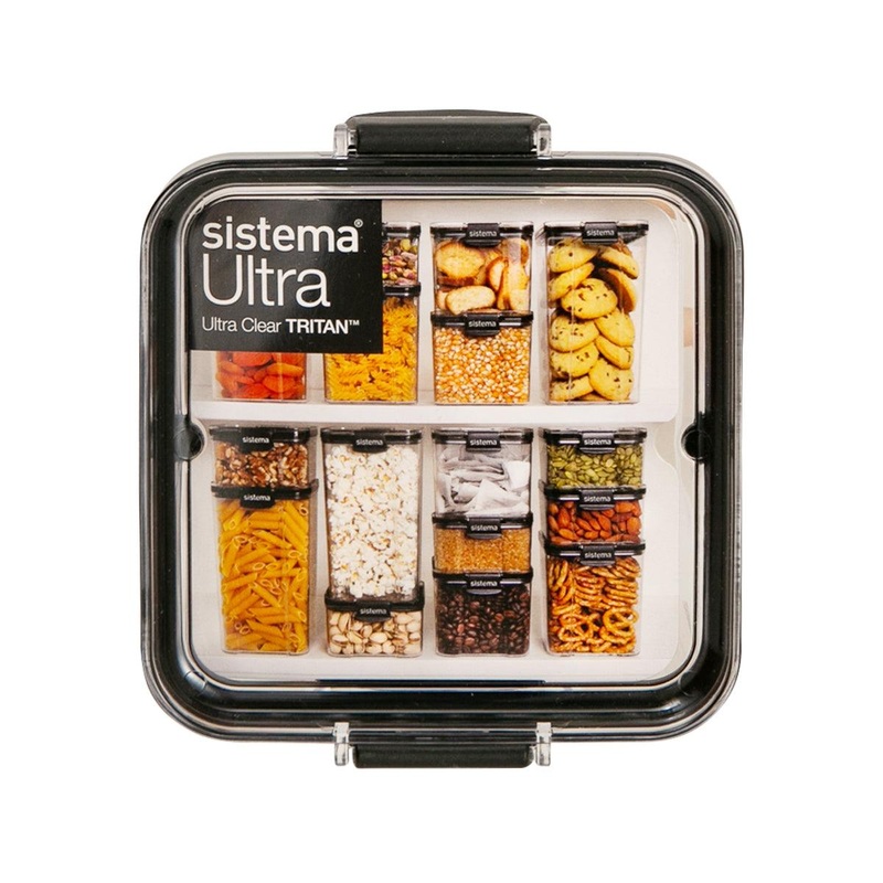 SISTEMA Ultra Square Tritan Plastic Container 920mL