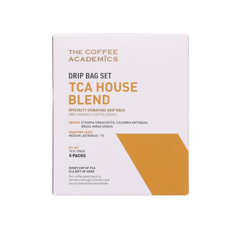 THE COFFEE ACADEMICS Drip Bag Set Tca House Blend Coffee  (5 x 10g)