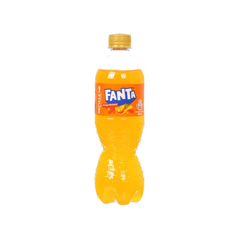 FANTA Orange Flavored Soda - HK [PET]  (500mL)