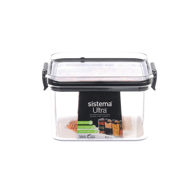 SISTEMA Tritan Ultra Square Container 460mL