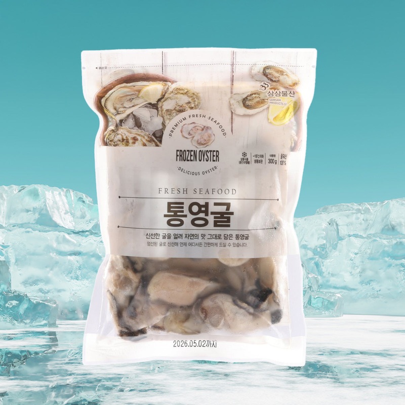 SAMSAM Korean Frozen Oyster Meat  (300g)