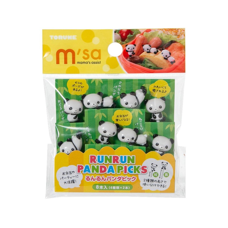 TORUNE Reusable Food Decoration Picks - Panda
