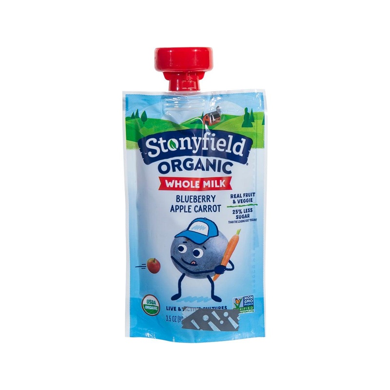 STONYFIELD Organic Whole Milk Yogurt - Blueberry [Pouch]  (99g)