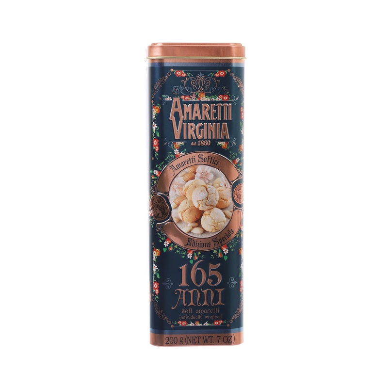 VIRGINIA Soft Amaretti Biscuit - 165th Anniversary Spaghetti Tin  (200g)
