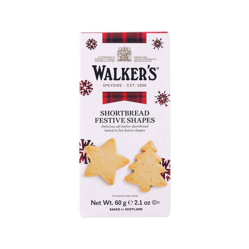 WALKERS Festive Shapes Shortbread  (60g)