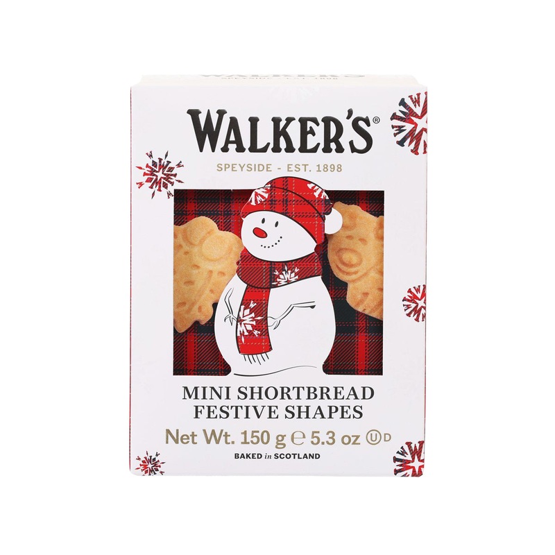 WALKERS Mini Pure Butter Festive Shapes Shortbread  (150g)