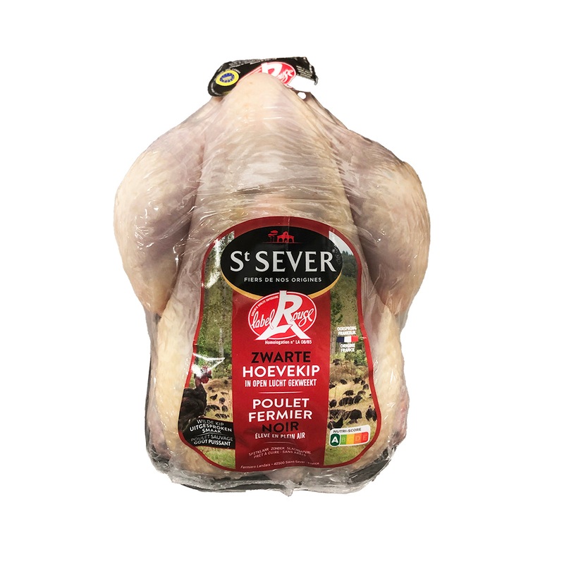 CITYSUPER French Frozen Totally Freedom Black Leg Whole Chicken  (1pack)