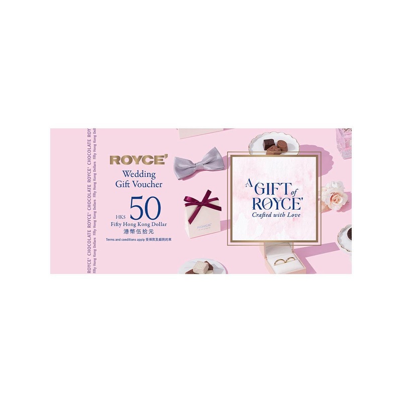 ROYCE' $50 Wedding Voucher