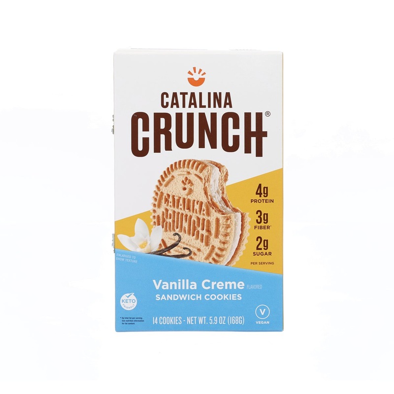 CATALINA CRUNCH Vanilla Creme Flavored Sandwich Cookies  (168g)