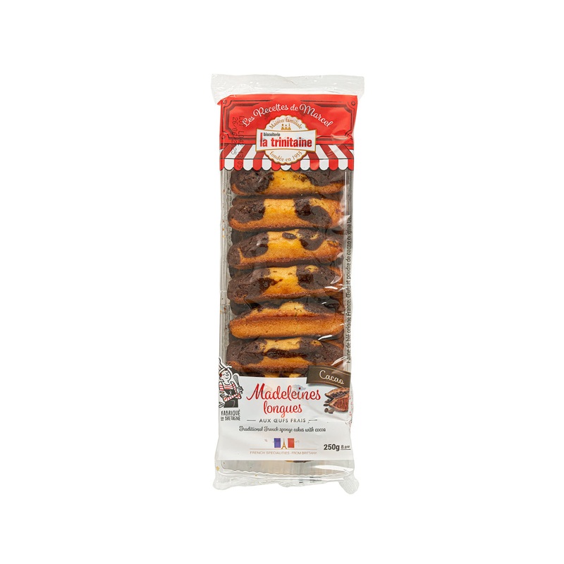 LES RECETTES DE MARCEL Finger-Shaped Madeleine - Cacao  (250g)