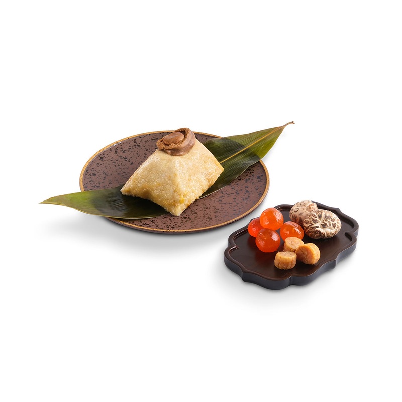Shang Palace Sticky Rice Dumpling with Abalone,Dried Scallop,Roasted Pork and Salted Egg Yolk Voucher (1pc)