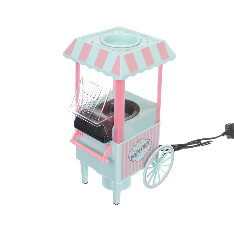 TOKUTOKU Mini Popcorn Maker - Candy Green with Pink