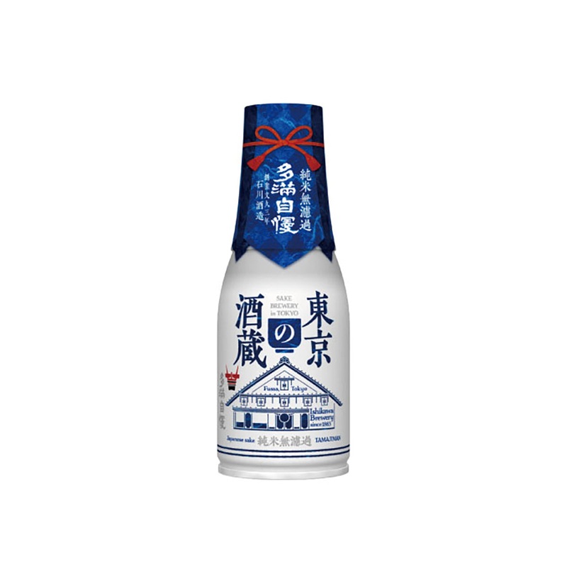 TOKYO Tamajiman Muroka Junmai (Can)  (180mL)