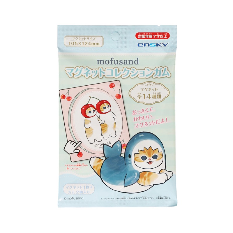 ENSKY Mofusand Magnet Collection with Chewing Gum  (3.2g)