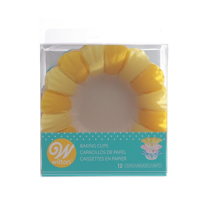WILTON Easter Flower Baking Cup  (12pcs)