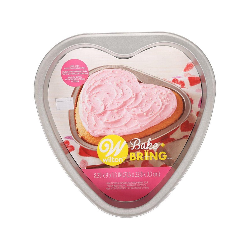 WILTON Valentine Tin Steel Shaped Pan - Heart