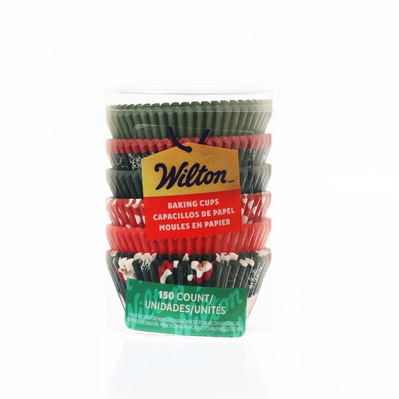 WILTON Xmas Baking Cup - Traditional