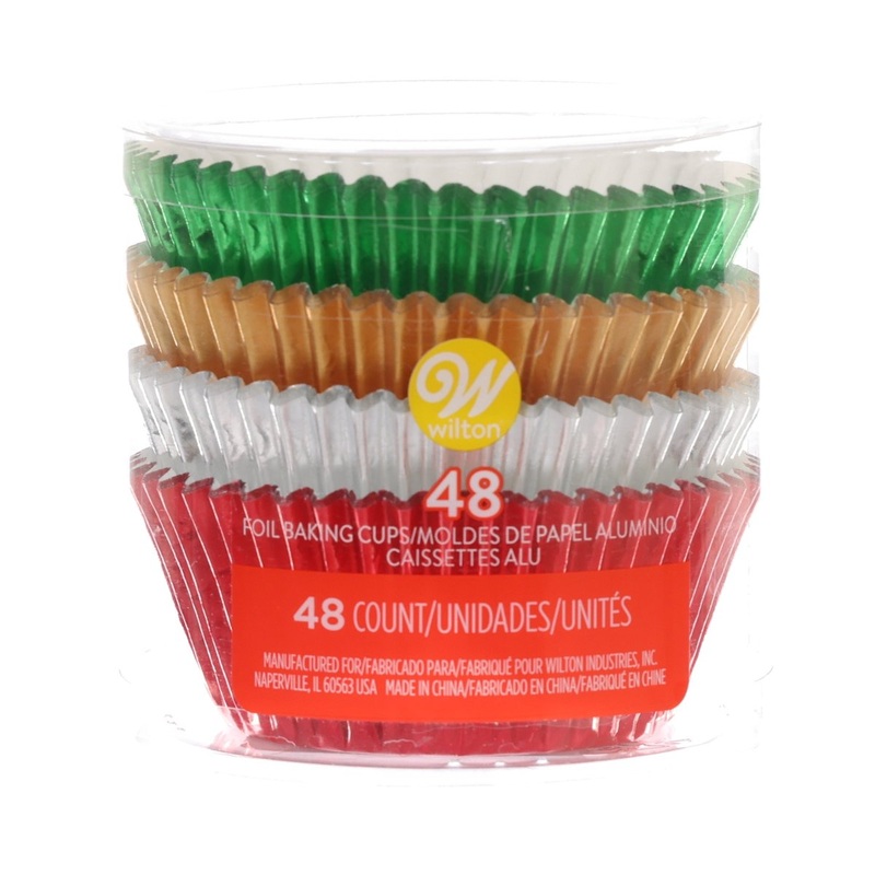 WILTON Xmas Standard Foil Baking Cups