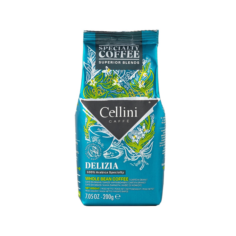 CELLINI Specialty Coffee Bean - Delizia 100% Arabica  (200g)