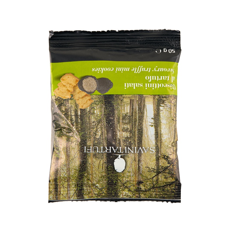 SAVINI Savoury Truffle Flavored Baked Mini Cookies  (50g)