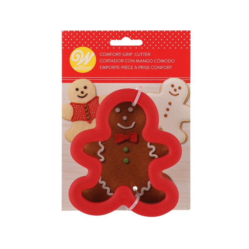 WILTON Gingerbread Boy Comfort Grip Cutter