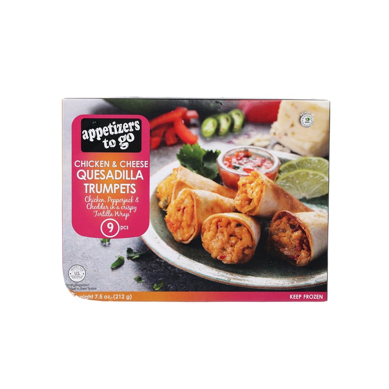 APPETIZERS TO GO Chicken & Cheese Quesadilla Trumpets  (212g)