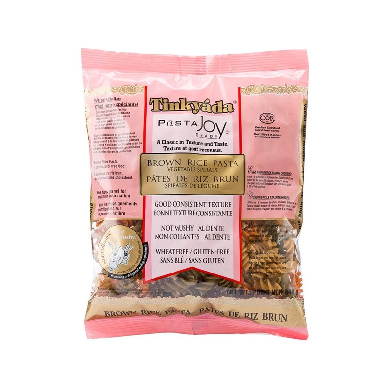 TINKYADA Gluten-Free Vegetable Brown Rice Spirals  (340g)