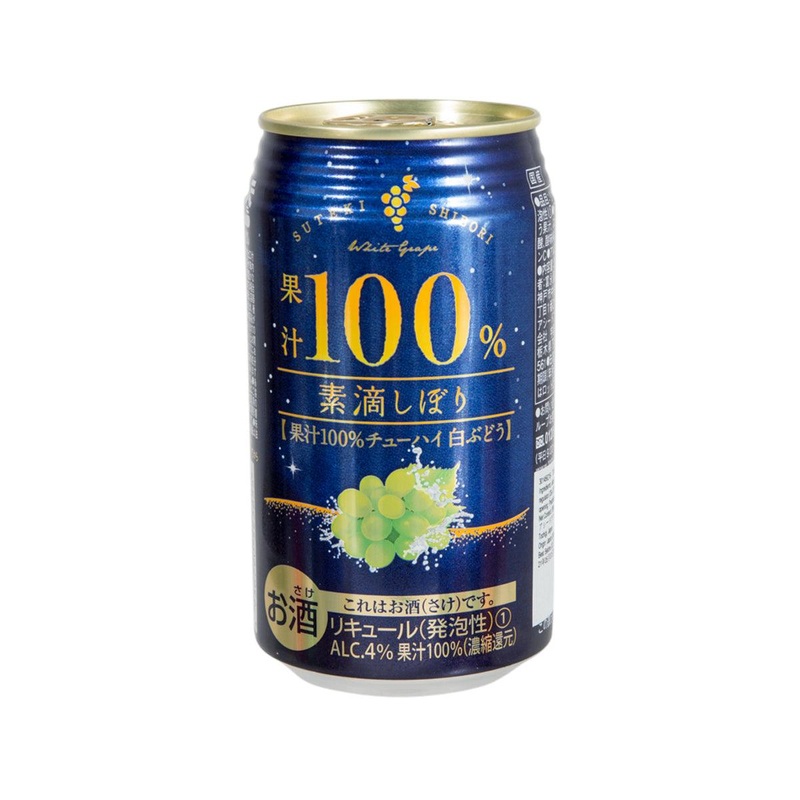 TOMINAGA Shochu Highball - 100% White Grape Juice (Alc. 3%) [Can]  (340mL)