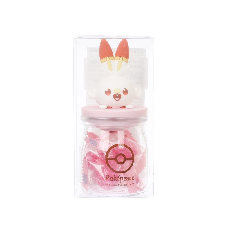 TOMAN TOYS Pokemon Scorbunny Figure Bottle with Candy  (8pcs)