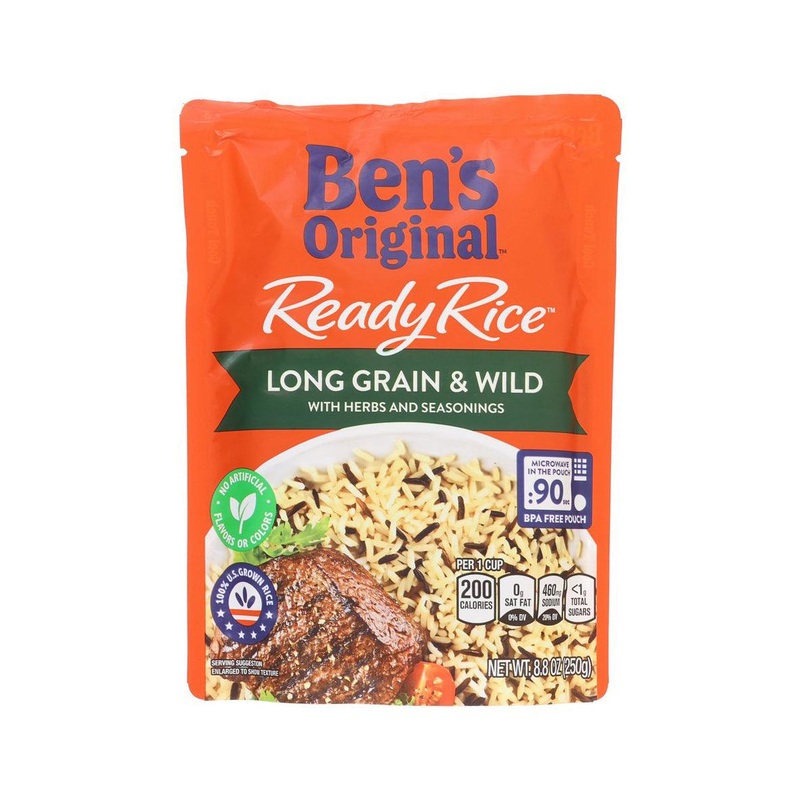 UNCLE BEN'S Long Grain & Wild Rice with Herbs & Seasonings  (250g)