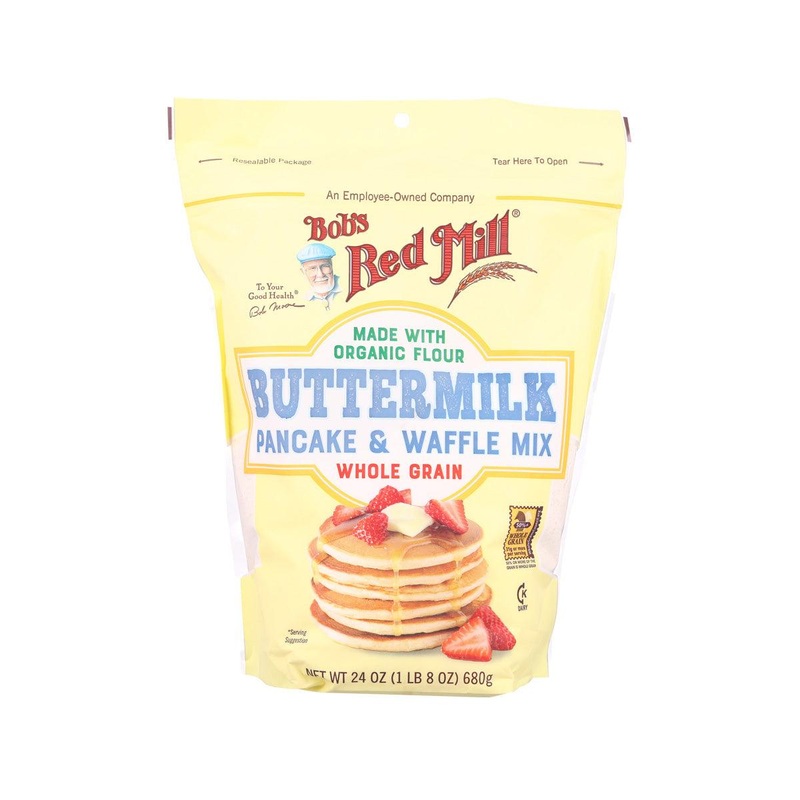 BOB'S RED MILL Whole Grain Buttermilk Pancake & Waffle Mix  (680g)