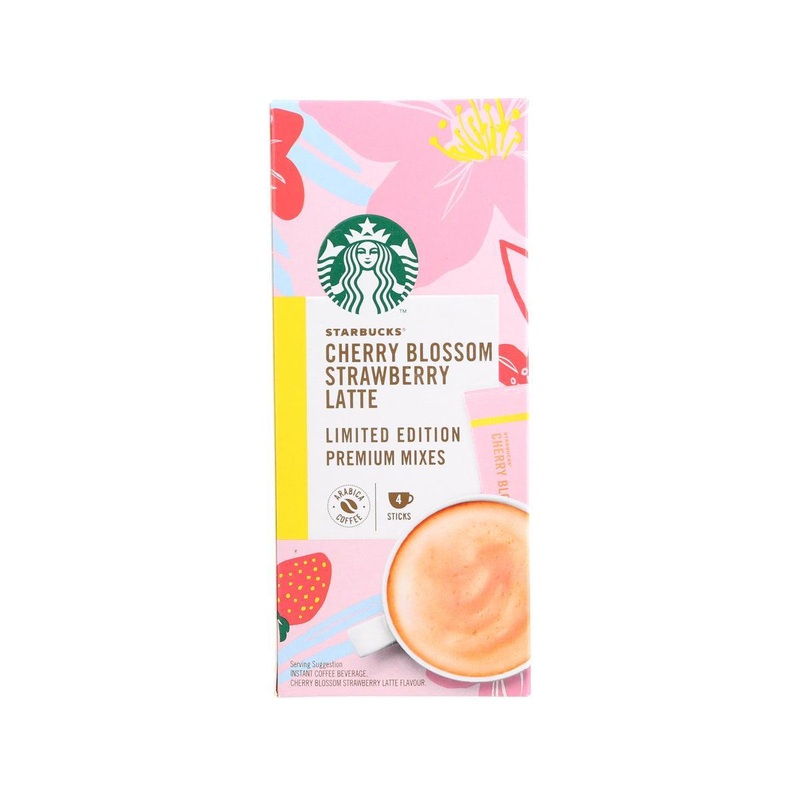 STARBUCKS Starbucks Cherry Blossom Strawberry Flavor Latte Instant Coffee Mix  (4 x 24g)