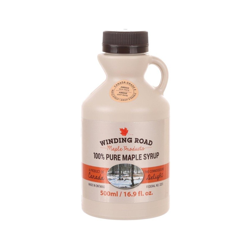 WINDING ROAD Grade A Amber Maple Syrup  (500mL)