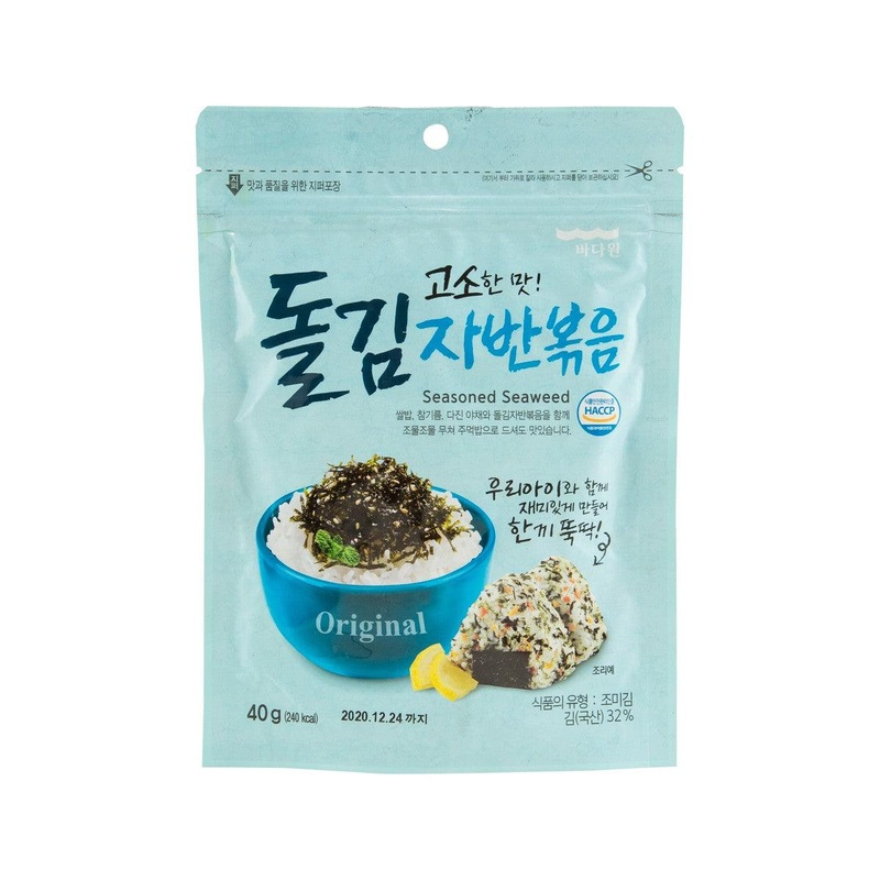 BADAONE Seasoned Dried Laver - Original  (40g)
