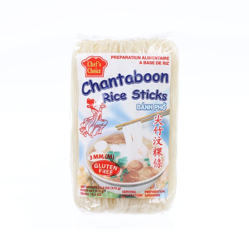 CHEF'S CHOICE Chantaboon Rice Sticks (3mm)  (375g)