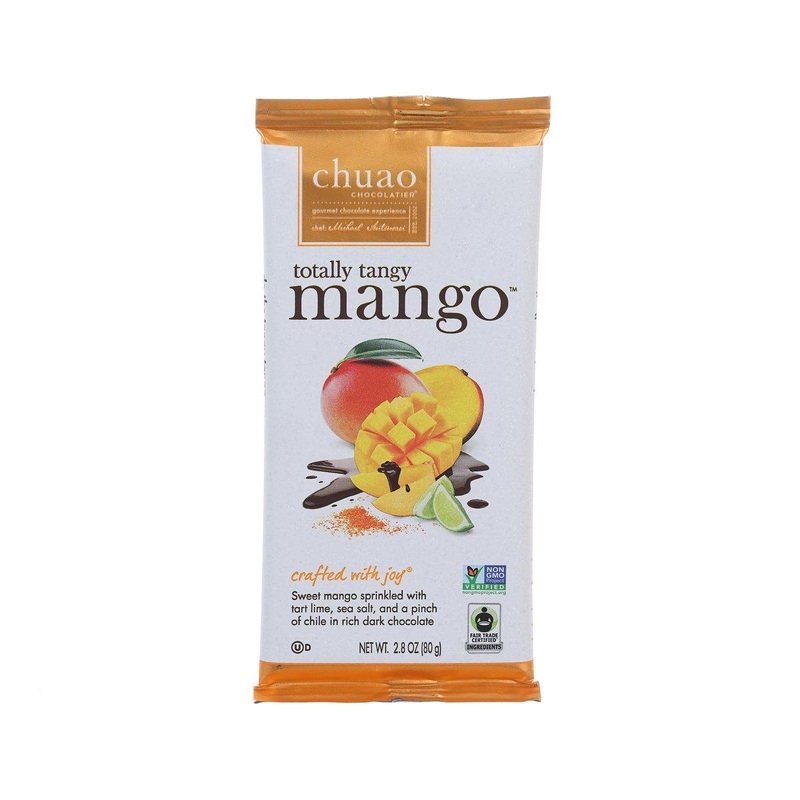 CHUAO CHOCOLATIER Dark Chocolate Bar - Totally Tangy Mango  (80g)