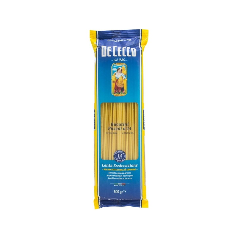 DE CECCO #14 Durum Wheat Semolina Pasta - Bucatini  (500g)