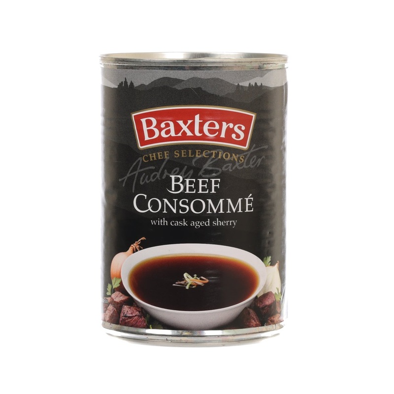 BAXTERS Chef Selections Beef Consomme with Cask Aged Sherry  (400g)