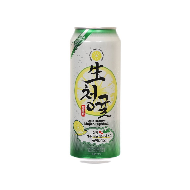 BREWGURU Jeju Fresh Green Tangerine Slice Mojito Highball (Alc. 4.5%) [Can]  (500mL)