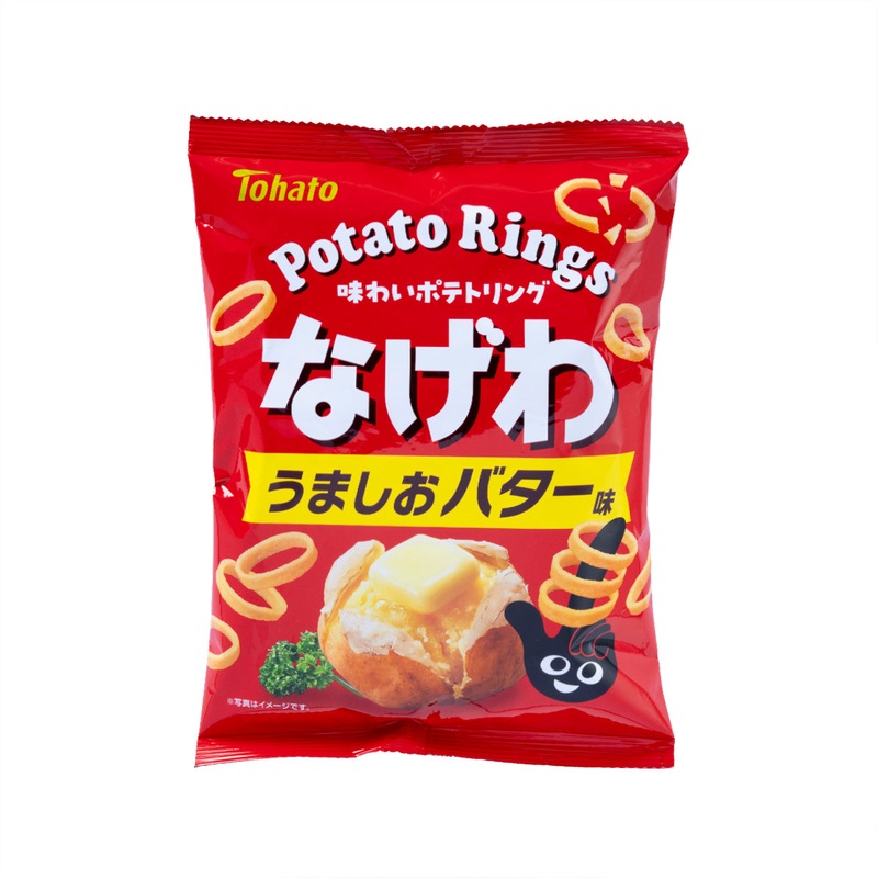 TOHATO Nagewa Potato Ring Snack - Salt Butter  (57g)
