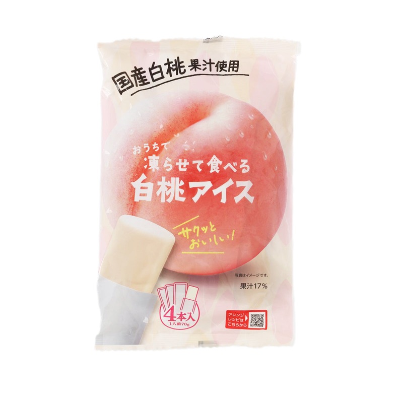 TANIO Fruit Popsicle Mix - Peach  (4 x 70g)