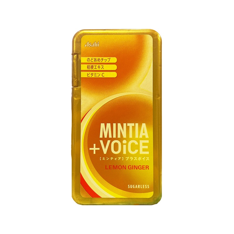 ASAHI Mintia + Voice Tablet - Lemon Ginger Flavor  (20g)