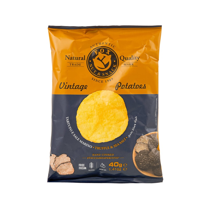 FOX Hand Cooked Potato Chips - Truffle & Salt  (40g)