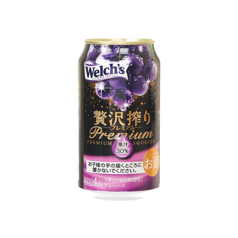 ASAHI Premium Squeeze Grape Alcoholic Drink (Alc. 4%) [Can]  (350mL)