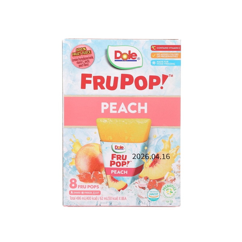 DOLE Peach Juice FruPop  (496mL)