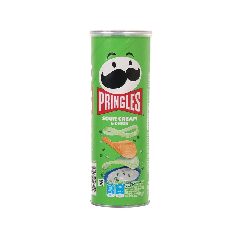 PRINGLES Sour Cream & Onion Potato Crisp  (102g)
