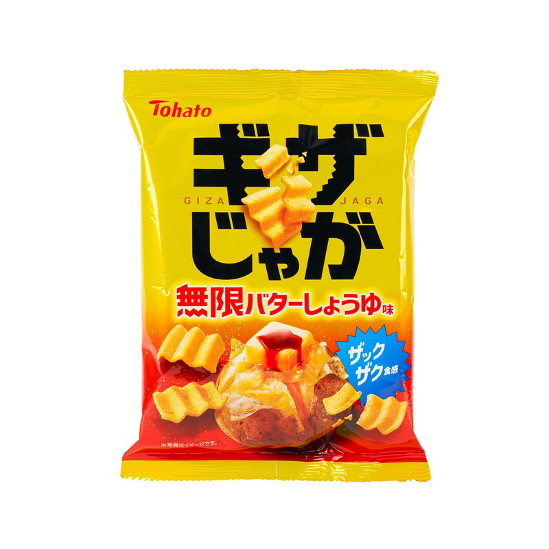 TOHATO Giza Jaga Potato Snack - Butter Soy Sauce  (55g)